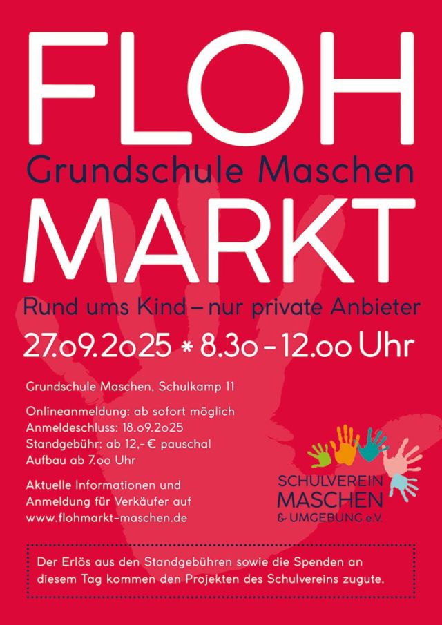 Flohmarkt Maschen am 27.09.2025